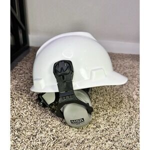 MSA White Protective Hard Hat Helmet Medium Type 1 Class E Construction Mining